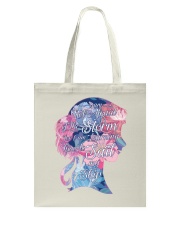 I am not afraid of storms Tote Bag tile
