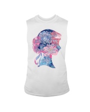 I am not afraid of storms Sleeveless Tee tile