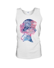 I am not afraid of storms Unisex Tank tile