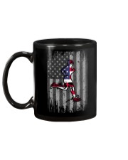 Running US Flag Back Mug tile