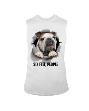 Bulldog Six feet people Sleeveless Tee tile