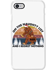 Bigfoot on the naughty list Phone Case tile