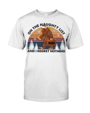 Bigfoot on the naughty list Classic T-Shirt tile