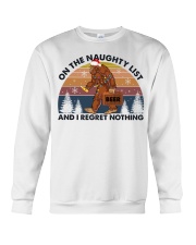 Bigfoot on the naughty list Crewneck Sweatshirt tile