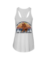 Bigfoot on the naughty list Ladies Flowy Tank tile