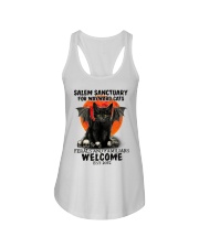 Salem Sanctuary For Wayward Cats Est 1692 Ladies Flowy Tank tile