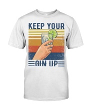 Keep your gin up Classic T-Shirt tile