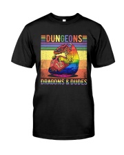 LGBTQ Pride Dungeons Dragons Premium Fit Mens Tee tile