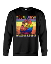 LGBTQ Pride Dungeons Dragons Crewneck Sweatshirt tile