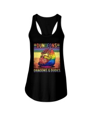 LGBTQ Pride Dungeons Dragons Ladies Flowy Tank tile