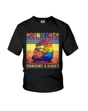 LGBTQ Pride Dungeons Dragons Youth T-Shirt tile