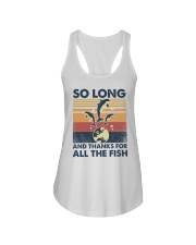 So Long And Thanks For All The Fish Ladies Flowy Tank tile