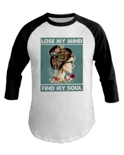 Reading lose my mind find my soul Baseball Tee tile