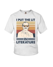 I Put The Lit In Literature Arthur Conan Doyle Youth T-Shirt tile