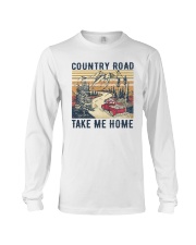 Country roads take me home Long Sleeve Tee tile