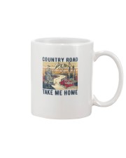 Country roads take me home Mug tile