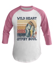 Wild Heart Gypsy Soul Baseball Tee tile