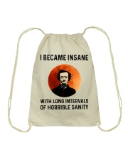 I became insane Drawstring Bag tile