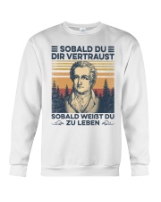 As soon as you trust yourself Crewneck Sweatshirt tile