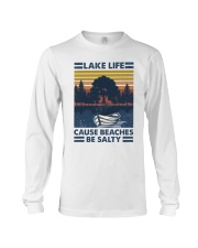 Lake life Cause Beaches be salty Long Sleeve Tee tile