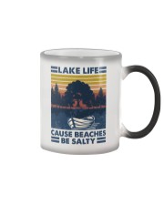 Lake life Cause Beaches be salty Color Changing Mug tile