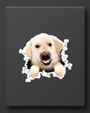 Funny labrado breaking glass Sticker - Single (Vertical) aos-sticker-single-vertical-lifestyle-front-08