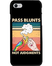 Pass Blunts Not Judgments Phone Case tile