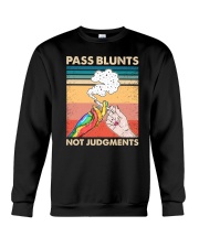 Pass Blunts Not Judgments Crewneck Sweatshirt tile