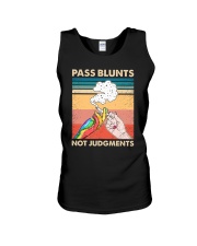 Pass Blunts Not Judgments Unisex Tank tile