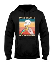 Pass Blunts Not Judgments Hooded Sweatshirt tile