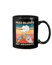 Pass Blunts Not Judgments Mug tile