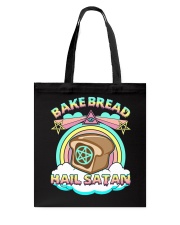 Eat bread Hail satan Tote Bag tile