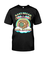 Eat bread Hail satan Premium Fit Mens Tee tile