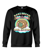 Eat bread Hail satan Crewneck Sweatshirt tile