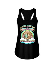 Eat bread Hail satan Ladies Flowy Tank tile