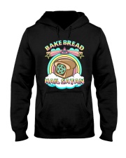 Eat bread Hail satan Hooded Sweatshirt tile