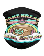 Eat bread Hail satan Neck Gaiter tile