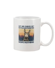 Let Me Check My Giveashitometer Nope Nothing Mug tile