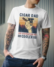 Cigar Dad Like A Regular Dad But Cooler Classic T-Shirt lifestyle-mens-crewneck-front-6