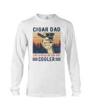 Cigar Dad Like A Regular Dad But Cooler Long Sleeve Tee tile