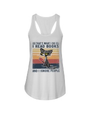 I Read Books and I Ignore People Ladies Flowy Tank tile