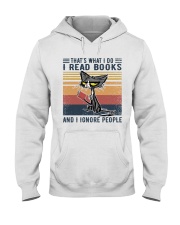 I Read Books and I Ignore People Hooded Sweatshirt tile