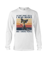 I Read Books and I Ignore People Long Sleeve Tee tile