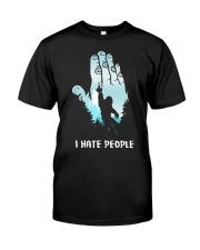 Bigfoot i hate people Premium Fit Mens Tee tile