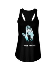 Bigfoot i hate people Ladies Flowy Tank tile