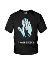 Bigfoot i hate people Youth T-Shirt tile