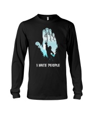 Bigfoot i hate people Long Sleeve Tee tile