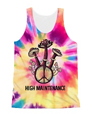 Mushroom high maintenance All-Over Unisex Tank tile