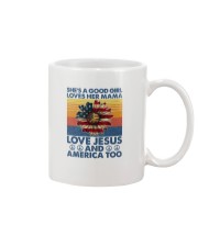 She's a good girl Loves her mama Love Jesus Mug tile