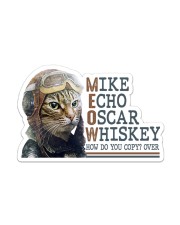 Mike Echo Oscar Whiskey Sticker - Single (Vertical) front